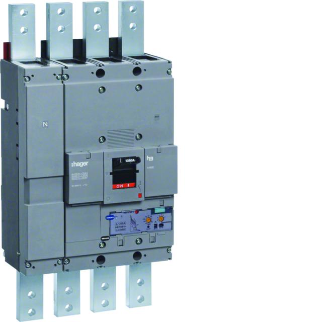 Wyłącznik mocy h1600 4P 50kA 1250A LSI HNF981H HAGER