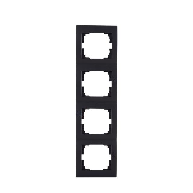 LOGI 02-1540-042 cm Ramka poczwórna pionowa LOGI 02-1540-042 cm kolor czarny mat KANLUX