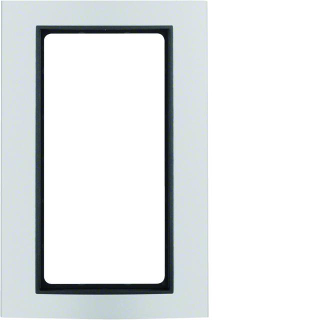 BERKER B.3 Ramka z dużym wycięciem aluminium/antracyt 13093004 HAGER