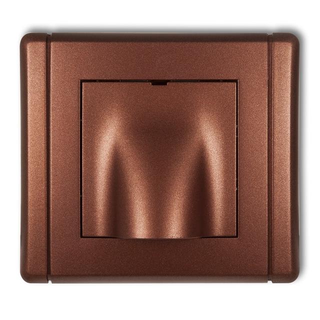 FLEXI Wypust kablowy brązowy metalik