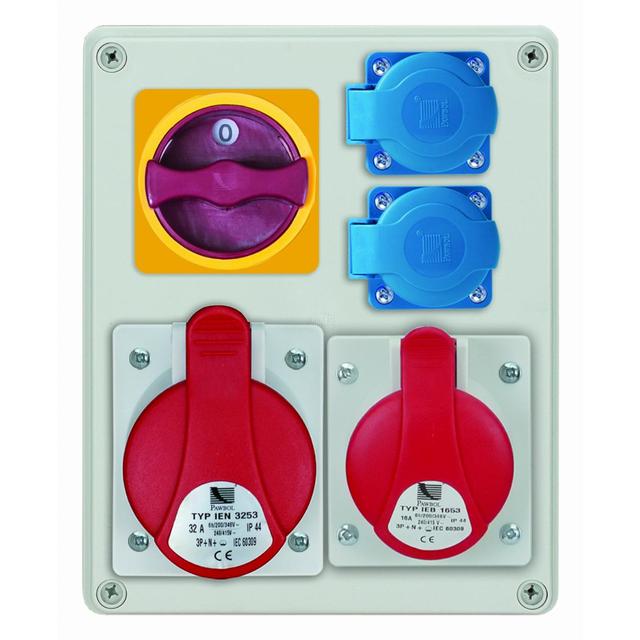Rozdz. R-BOX 240/1x16A/4P, 1x32A/4P, 2x230V (0-1)