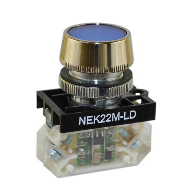 Lampka NEK22MLDB 24-230V niebieska