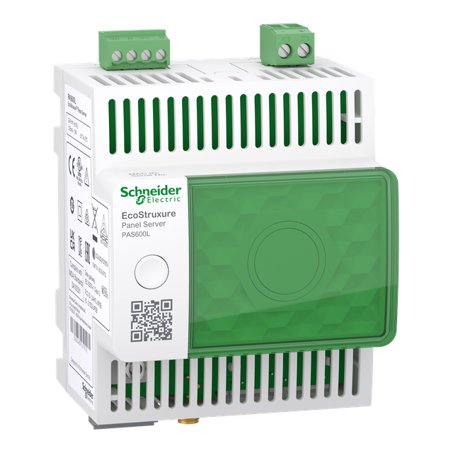 EcoStruxure Panel Server – universal bramka Modbus koncentrator urządzeń bezprzewodowych 24 VDC PAS6