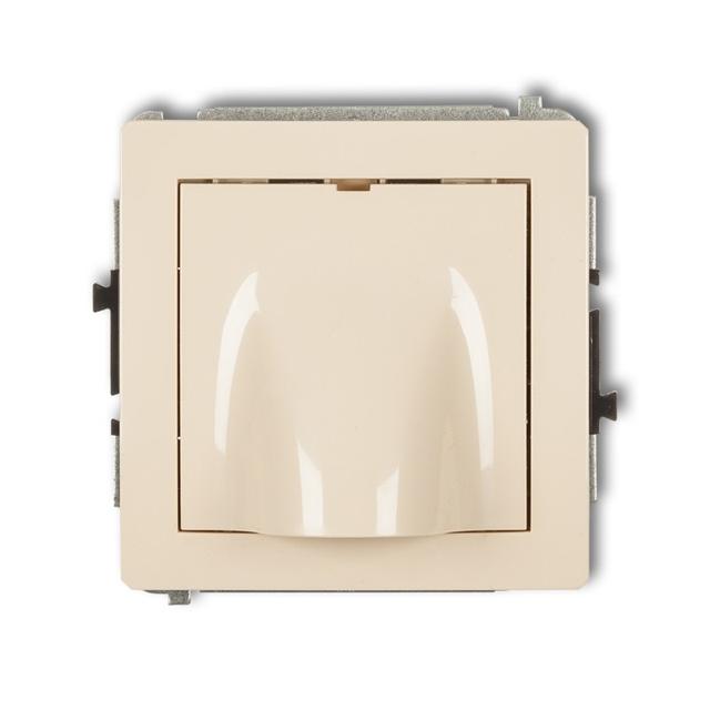 DECO Mechanizm wypustu kablowego beżowy