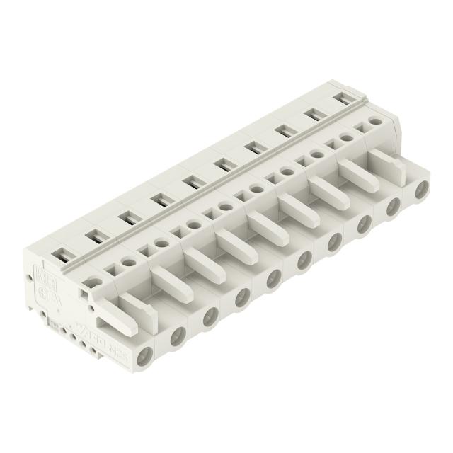 Gniazdo MCS‑MIDI Classic 10‑biegunowe jasnoszare raster 7,5mm 721‑210/026‑000 /25szt./ WAGO