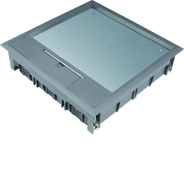 tehalit.VE-EE Pokrywa uchylna VQ12 244x244 wykładzina 12mm stal szary PA VQ12127011 HAGER
