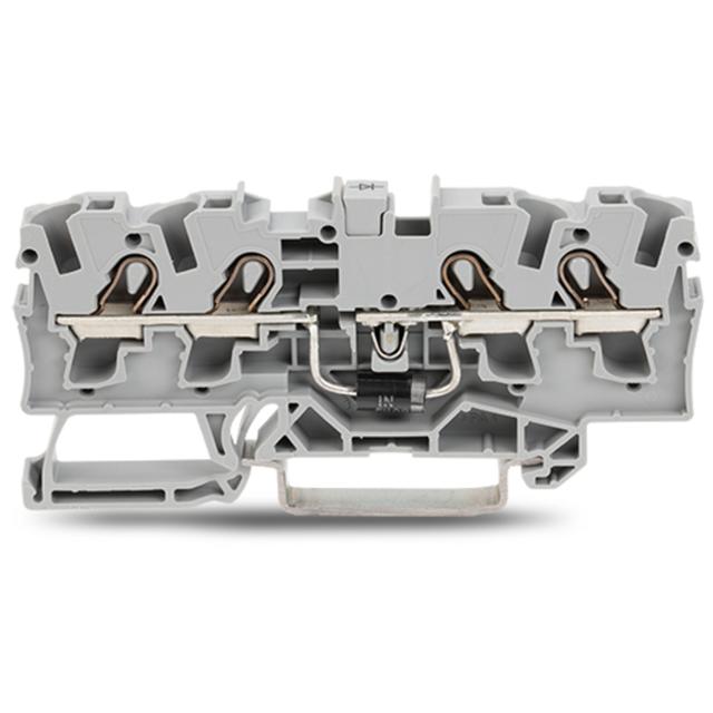 Złączka szynowa diodowa 4-przewodowa 1N5408 /50szt./ 2004-1411/1000-400 WAGO