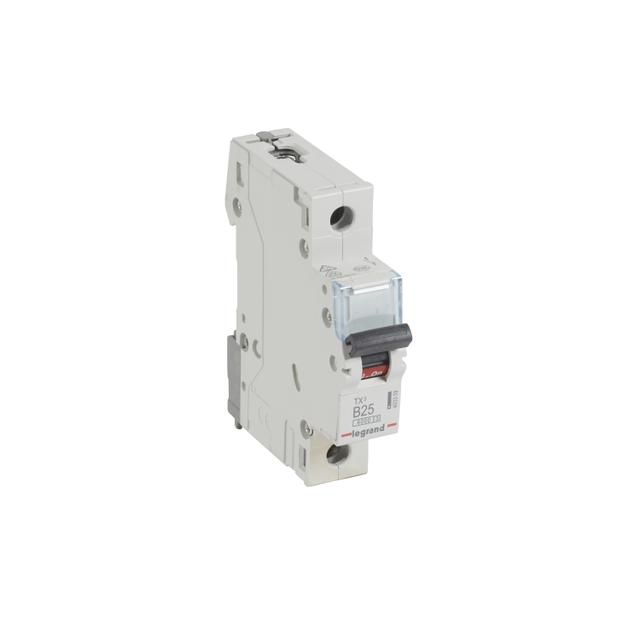 WYŁĄCZNIK NADPRĄDOWY S 301 1P B 25A 6000A SERII TX3, Legrand