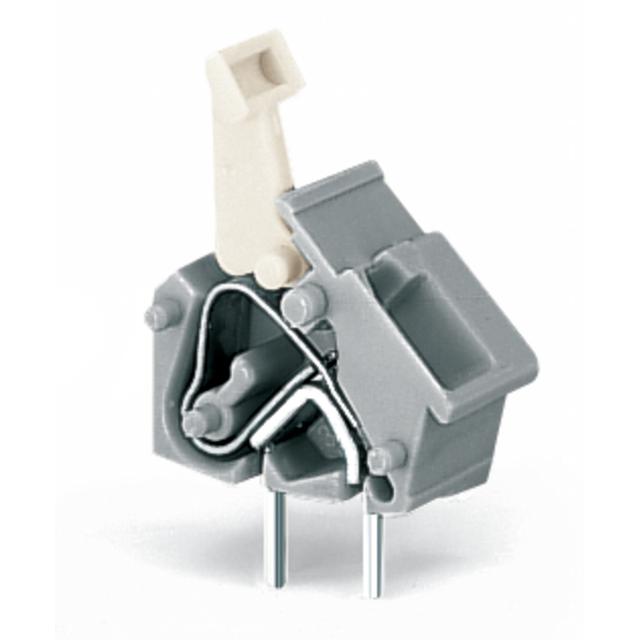 Złączka do płytek drukowanych ciemnoszara raster 7,5/7,62mm 256‑752/332‑000 /100szt./ WAGO