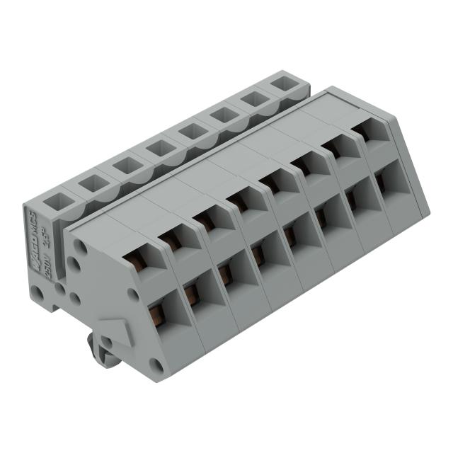 MCS-MIDI Classic gniazdo kątowe 8-bieg. szaree raster 5 mm /50szt./ WAGO