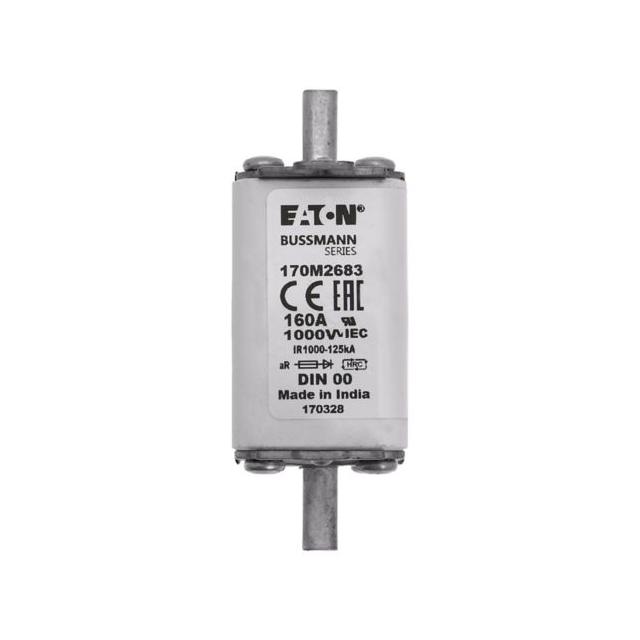 160A 1000V aR DIN 00 TYPE T FUSE Wkładka szybka 160A AC 1000V DIN 00 aR DIN IEC nieizolowan 170M2683