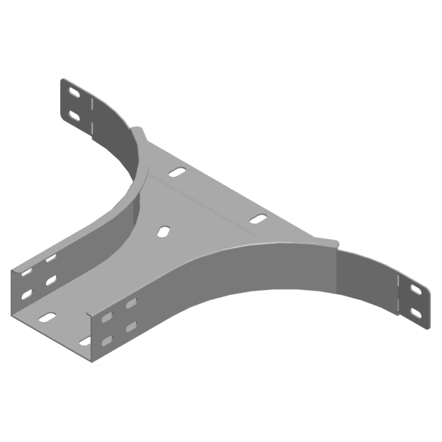 Trójnik dostawny 100x50mm Grubość 1,50 mm TKZDP100H50 354010 BAKS