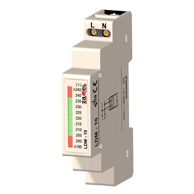 WSKAŹNIK NAPIĘCIA 1-FAZOWY 230V AC TYP: LDM-10
