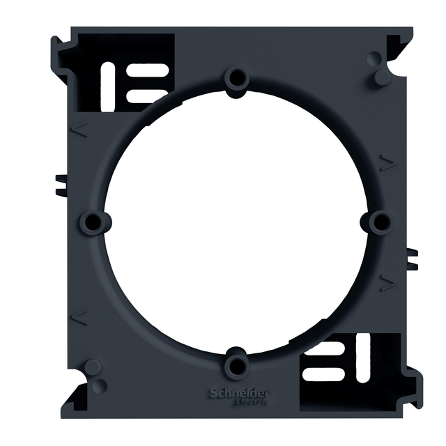 Asfora, podstawa naścienna rozszerzająca, antracyt