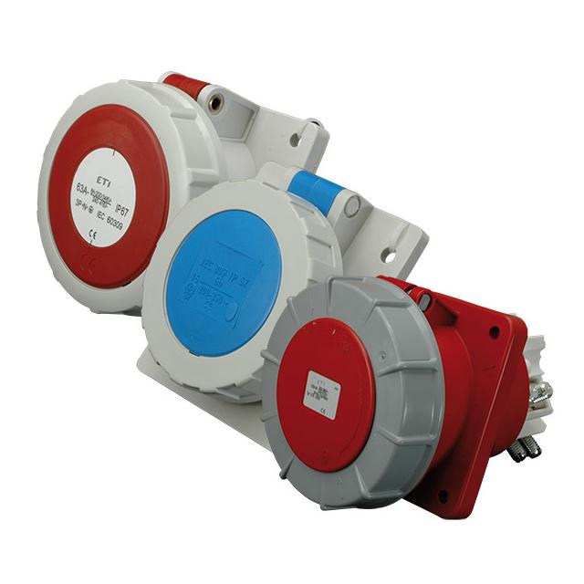 125A 400V 3P+PE Gniazdo tablicowe IP67 EEH 12543 004482090 ETI