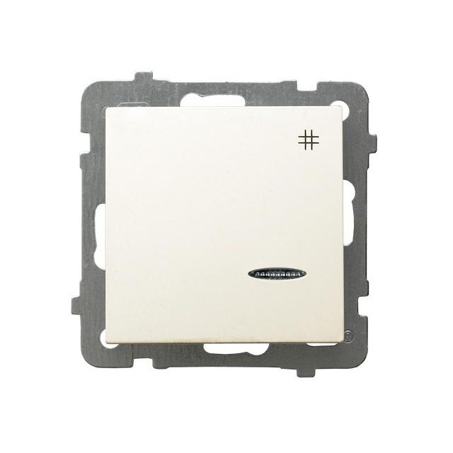 AS Łącznik krzyżowy z podświetleniem pomarańczowym - kolor ecru