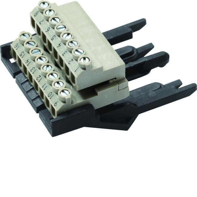 LL listwa wtykowa dla przewodów sterująco-sygnalizacyjnych 16-pinowa LLZ027 HAGER