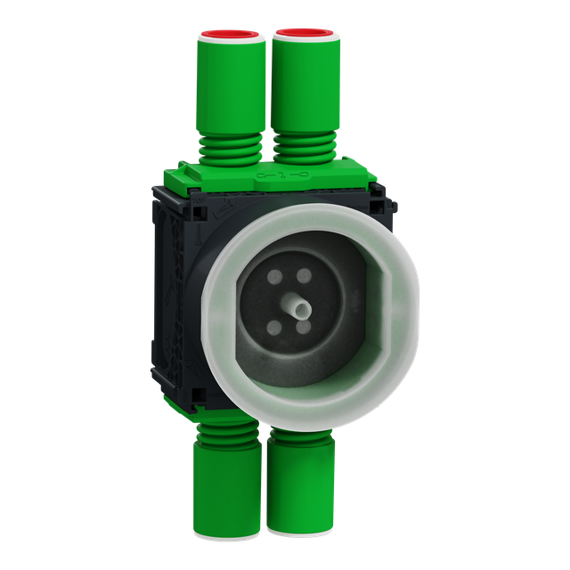 Multifix, puszka 1M, 44 mm, 4 elastyczne wejścia + zatyczka
