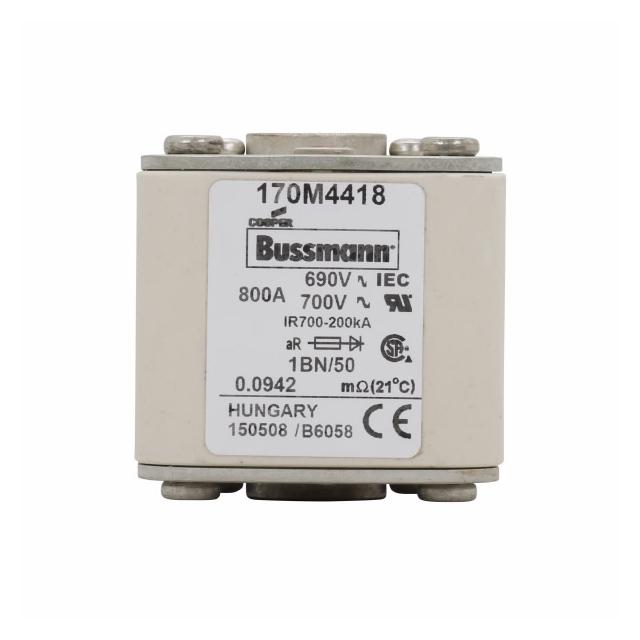 FUSE 800A 690V 1BN/50 AR UC Wkładka szybka 800A AC 690V rozmiar 1 53x69x51 mm aR IEC UL w 170M4418 E