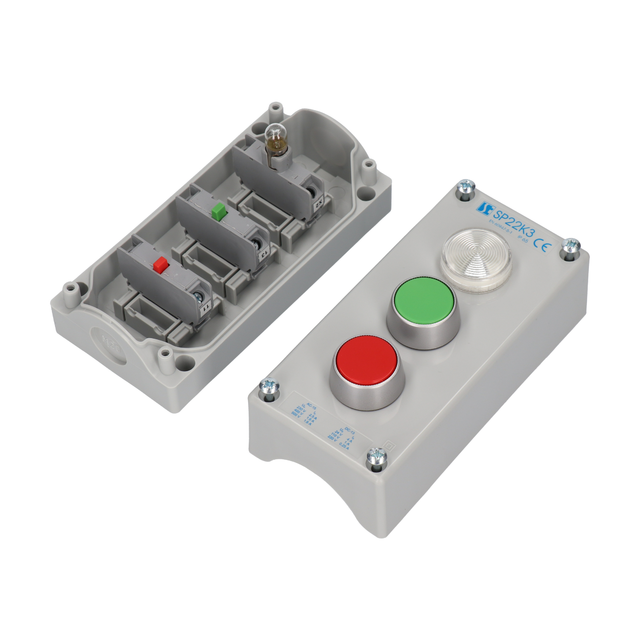 KASETA KOMPLETNA 3-OTWOROWA Z NAP LC,KC,KZ I 1 PRZEPUST M20 230V
