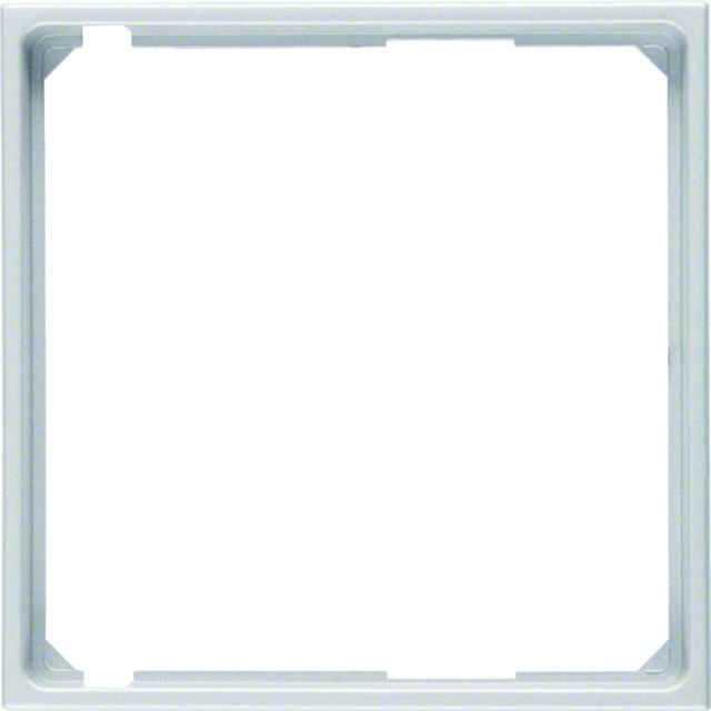 BERKER B.Kwadrat/B.7 Pierścień oddzielający do płytki czołowej aluminium 11091404 HAGER