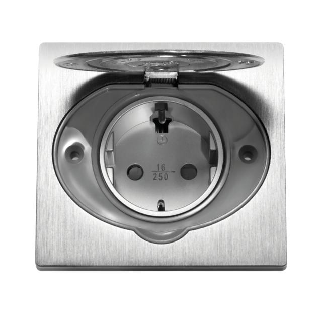 Hermetyczne gniazdo elektryczne, IP44 stal nierdzewna, wersja Schuko OR-AE-1397(GS) ORNO