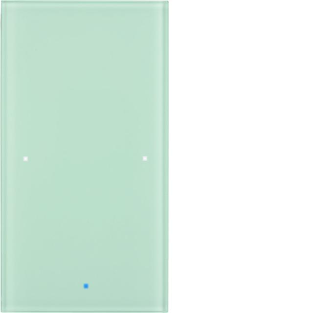 BERKER KNX TS Sensor dotykowy 1-krotny szkło białe 75141830 HAGER