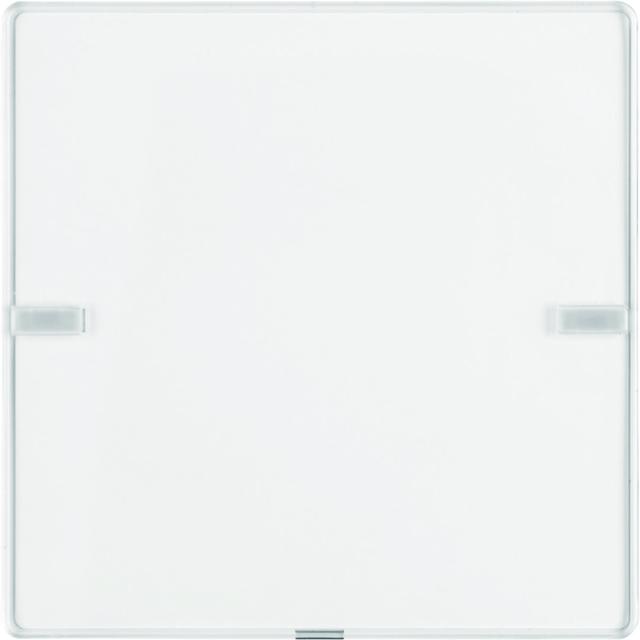 BERKER KNX e/s Q.x Przycisk pojedynczy z polem opisowym z diodami LED RGB i czujnikiem temperatury biały  80141329 HAGER