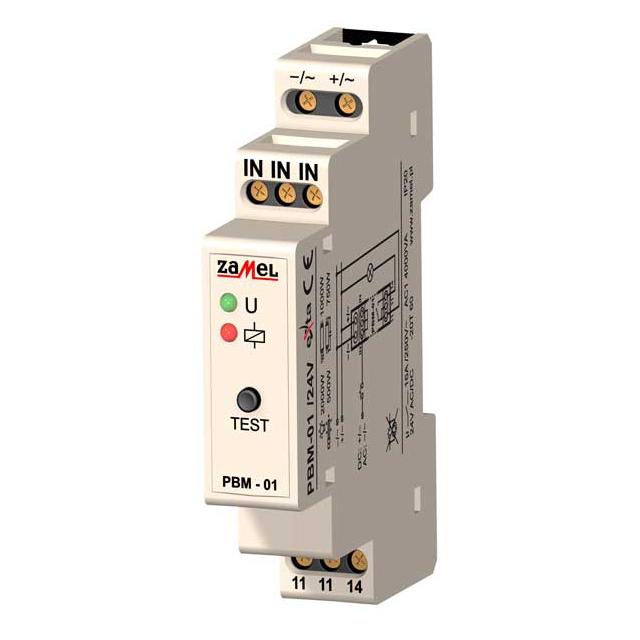 PRZEKAŹNIK BISTABILNY 24V AC/DC TYP: PBM-01/24V