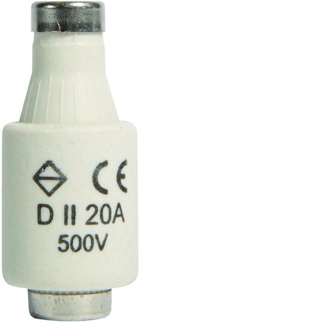 Wkładka bezpiecznikowa DII/E27 wyk.szybkie F (Bi-Wts) 20A 500VAC LE27F20 HAGER