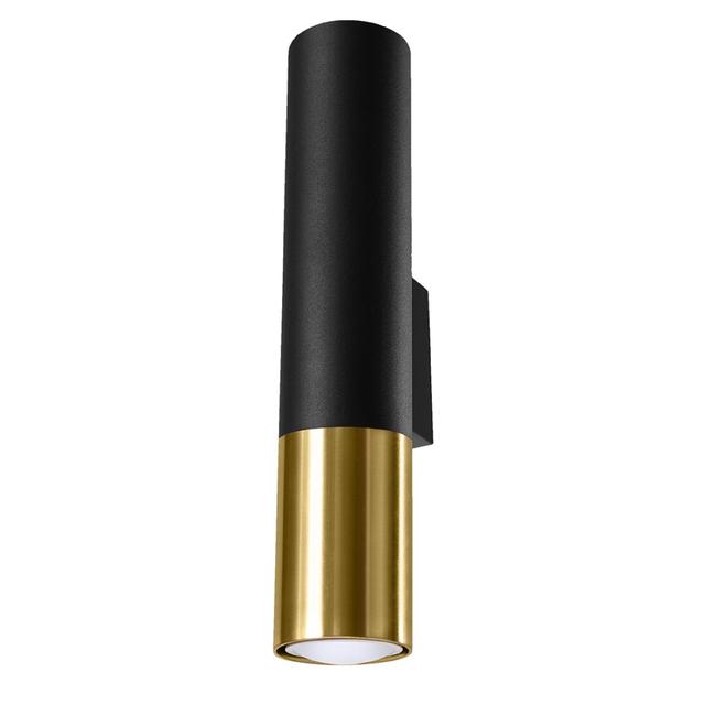 Sollux Kinkiet LOOPEZ czarny/złoty SL.0950