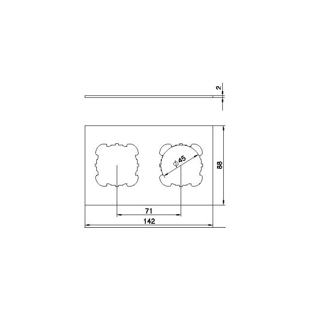 T12L/P2S, PŁYTKA MONTAŻOWA