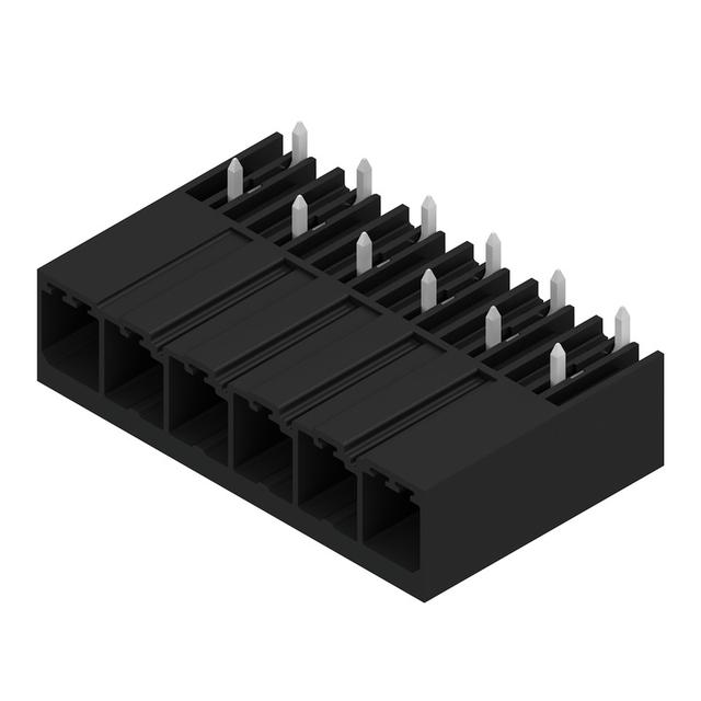 SV 7.62HP/06/270G 3.5SN BK BX Wtyki PCB (złącza płyty), 7.62 mm, Liczba biegunów: 6, kąt odejścia: 270° /36szt./ 1931300000 WEIDMÜLLER