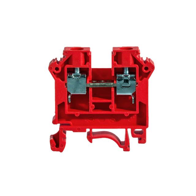 Złączka szynowa 2-przewodowa 6mm² czerwona NOWA /50szt./ SIMET