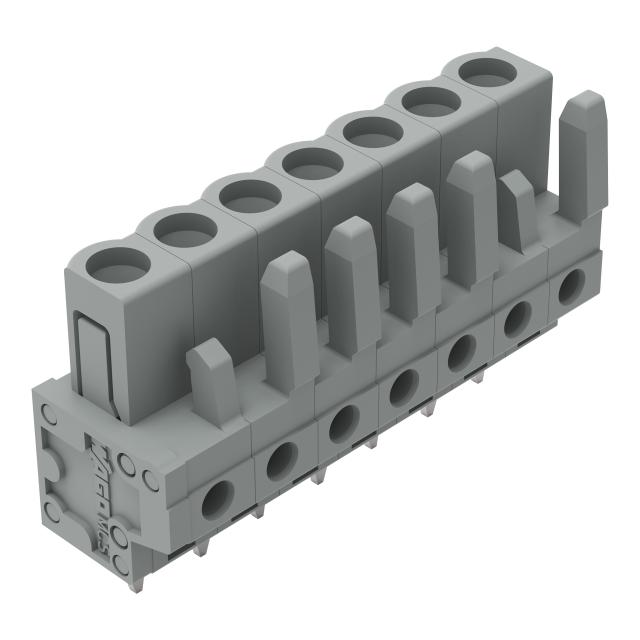MCS-MIDI Classic gniazdo 7-bieg. szare raster 5 mm /50szt./ WAGO