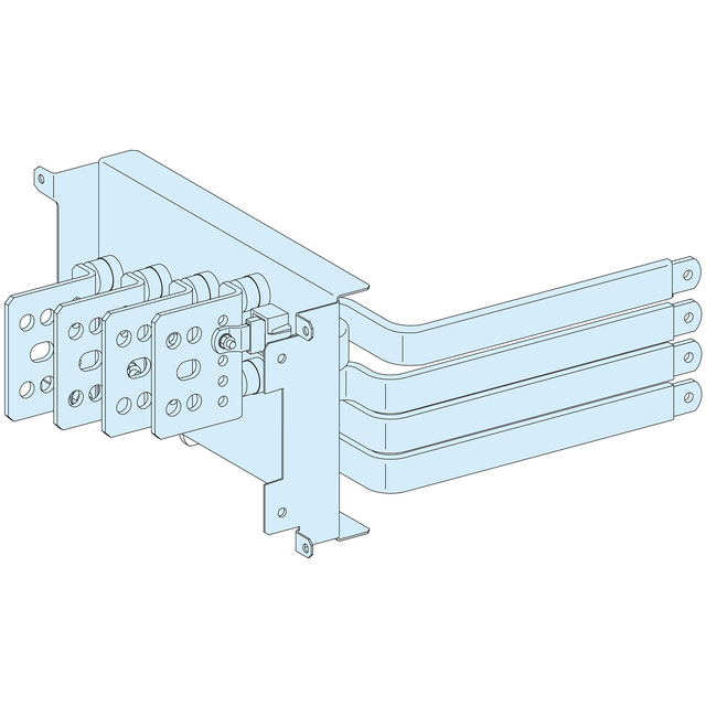 Rozdzielnice PrismaSet, podłączenie aparatu NSX250 4P z przyłączami