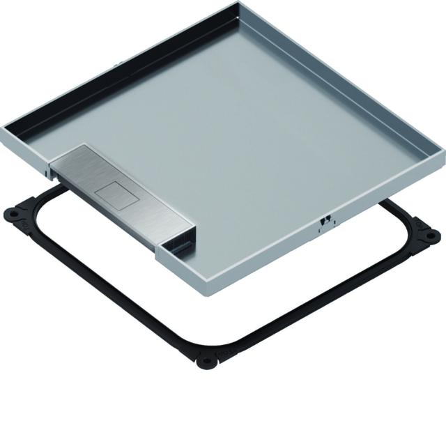 tehalit.VE-EE Pokrywa uchylna do bazy IP30 5kN Q12 244x244 15mm stal nierdzewna EKQ122LE15 HAGER