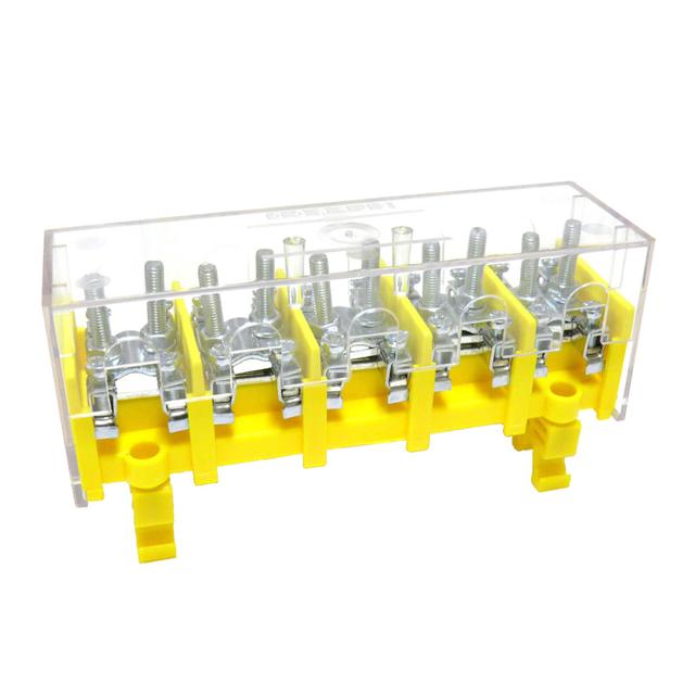 LZ5*25/10wyk.22P , Odgałęźnik instalacyjny 5-segmentowy (zacisk: 5x2x25mm2 - 5x4x10mm2) na TS 35/ z SIMET
