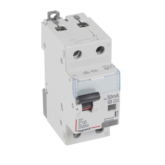 WYŁĄCZNIK RÓŻNICOWONADPRĄDOWY P 312 2P C 10A 30MA TYP A 10KA SERII DX3, Legrand