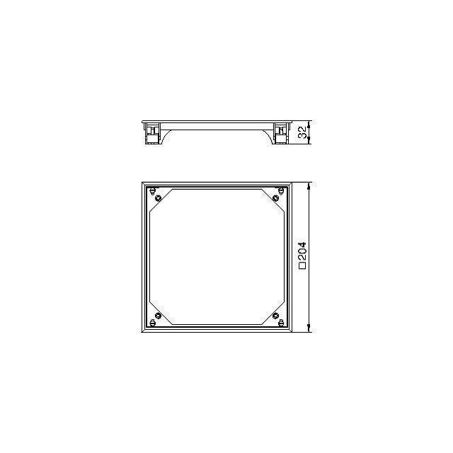 BAU/E, RAMKA USZCZELNIAJ.DO KASET I PUSZ.