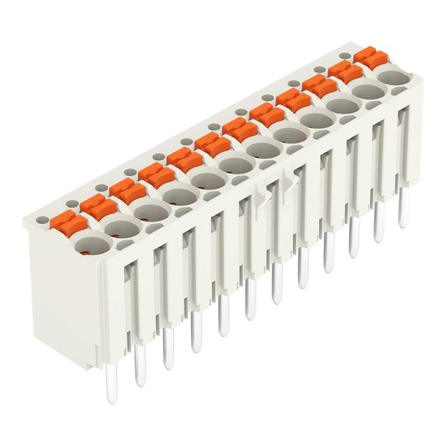 picoMAXeCOM gniazdo r.3,5mm 12-bieg. zprostymi pinami lut. bez płytki /100szt./ WAGO