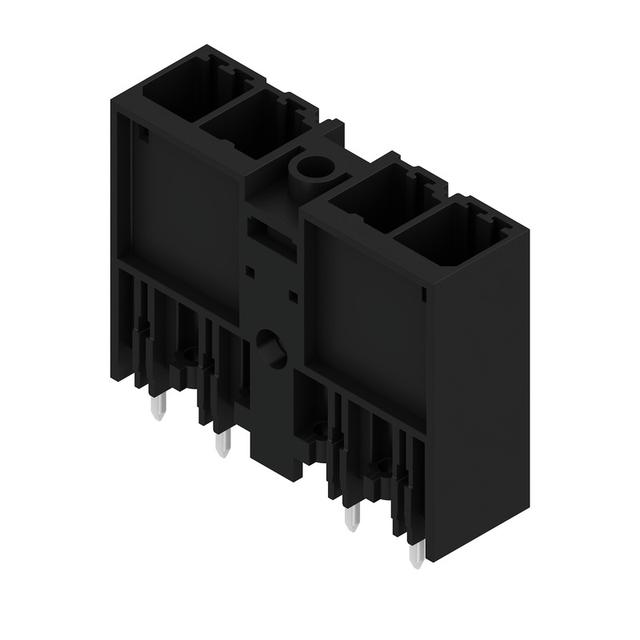 SV 7.62HP/04/180MF3 3.5SN BK BX Wtyki PCB (złącza płyty), 7.62 mm, Liczba biegunów: 4, kąt odejścia: 180° /48szt./ 1048530000 WEIDMÜLLER