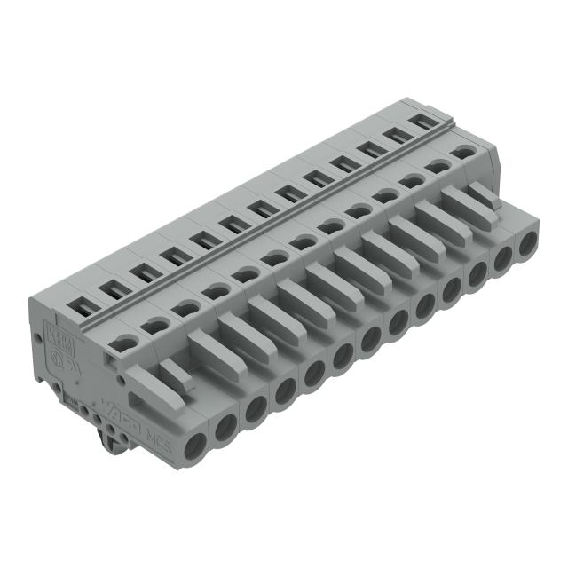 Gniazdo MCS‑MIDI Classic 13‑biegunowe szare raster 5mm 231‑113/008‑000 /25szt./ WAGO
