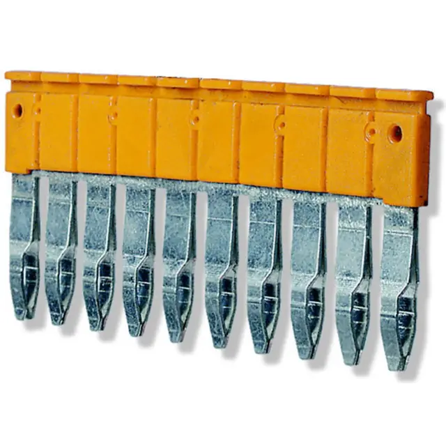 ZW10-2.5 ,  Zwieracz wtykowy, il. poł. 10, dla złączek: ZSG 1-2.5N, pomarańczowy