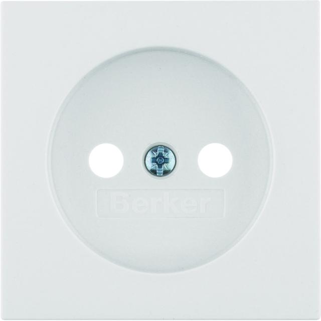 BERKER B.X Płytka czołowa do gniazda bez uziemienia biały 3961038999 HAGER
