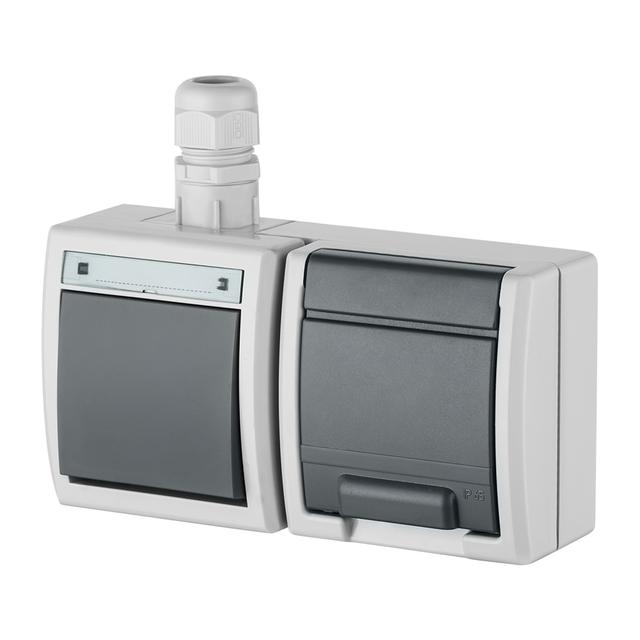 AQUANT Zestaw ŁNT 1-b/schod + GNT 2P+Z IP65