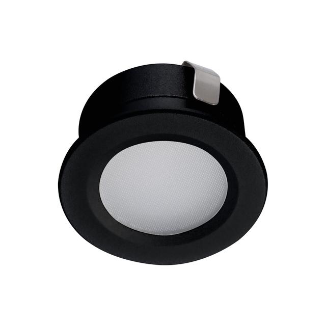 IMBER LED NW B Oczko akcentowe IMBER LED NW B 12 DC barwa 4000K 30Lm IP65 kwadratowy kolor czarny KA