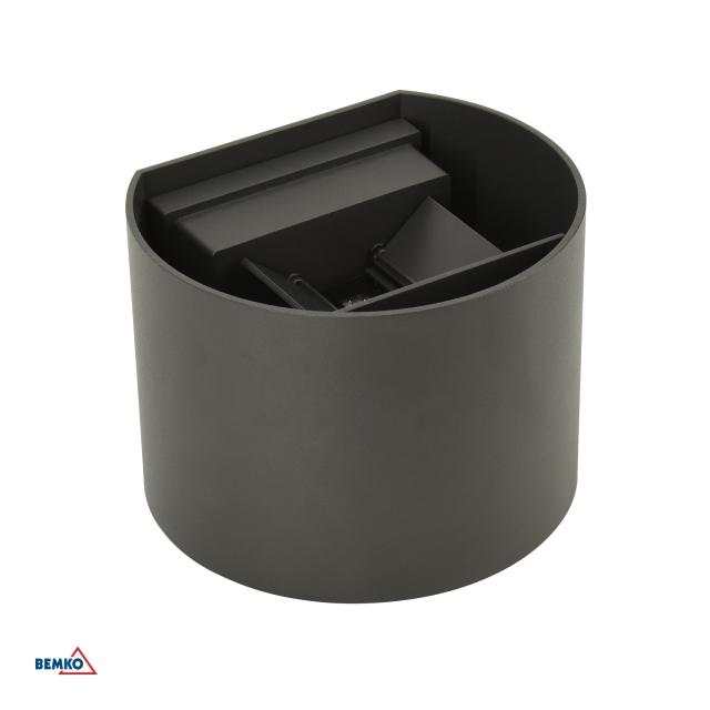 OPRAWA ELEWACYJNA VALIT 12W 4000K 1100LM IP65 100X110X130 OWALNA GRAFIT