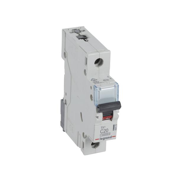 WYŁĄCZNIK NADPRĄDOWY S 311 1P C 20A 10000A SERII TX3, Legrand