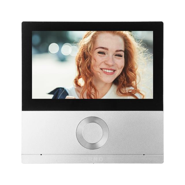 Wideo monitor bezsłuchawkowy, kolorowy, LCD 7", dotykowy, WiFi + Tuya, z gniazdem na kartę pamięci,